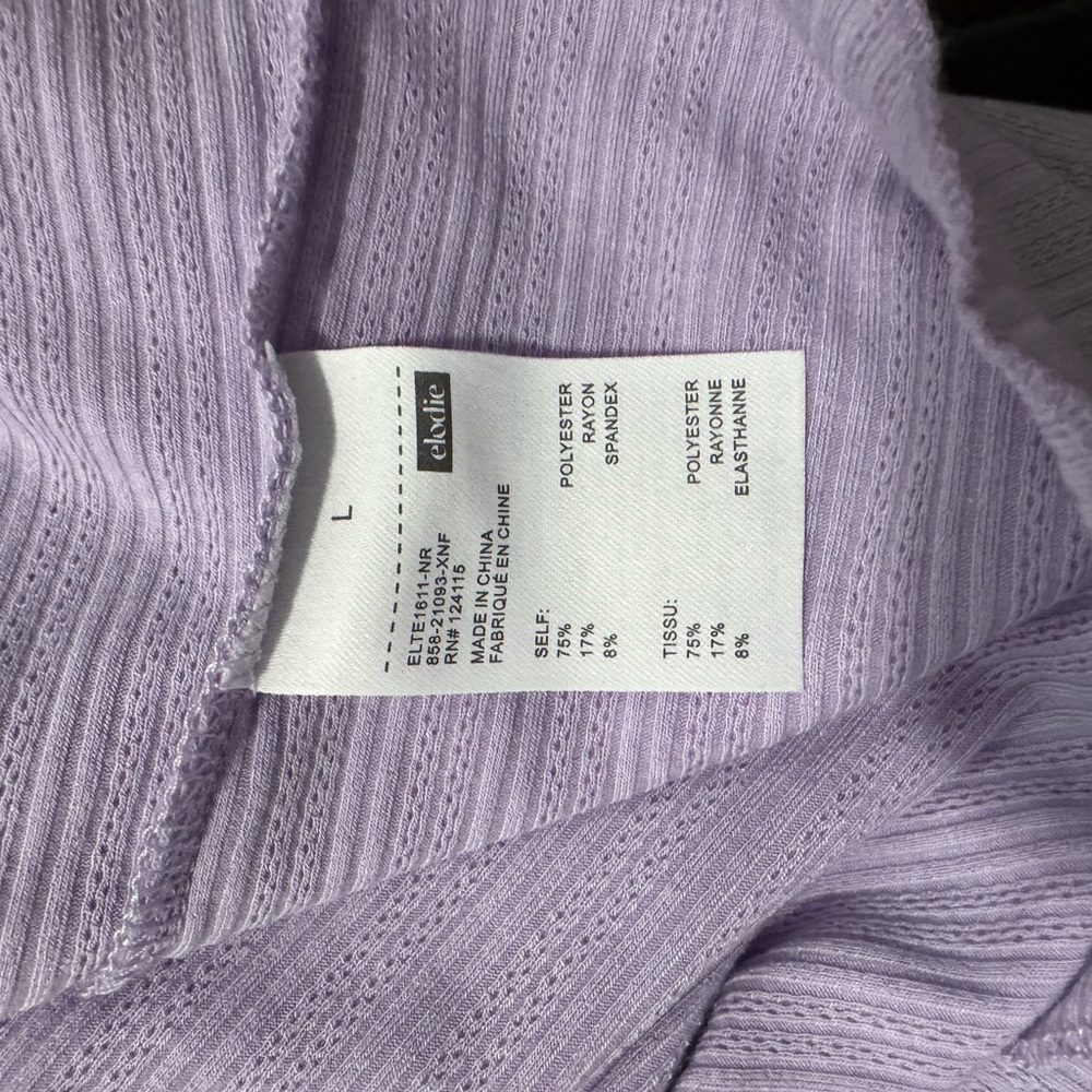 Elodie Lilac Long Sleeve Top - Picture 5 of 5